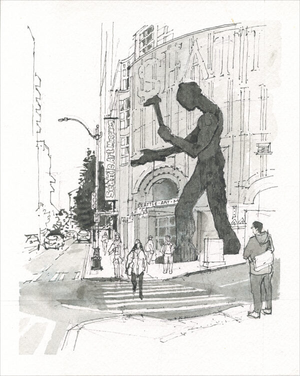 SAM Hammering Man